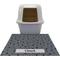 Show in main carousel: Drymate Personalized Cat Litter Mat, 20x28-in, Grey Stripe Black Paw slide 5 of 10