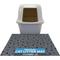 Show in main carousel: Drymate Personalized Cat Litter Mat, 20x28-in, Grey Stripe Black Paw slide 7 of 10