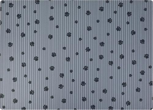 Show full view: Drymate Personalized Cat Litter Mat, 20x28-in, Grey Stripe Black Paw slide 8 of 10