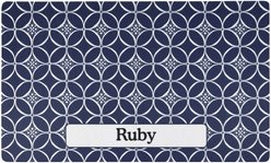 Drymate Personalized Dog & Cat Placemat, Indigo