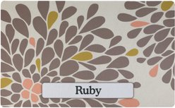 Drymate Personalized Dog & Cat Placemat, Kahopo Grey