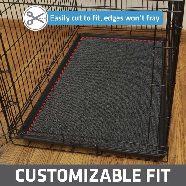 Drymate Premium Dog Crate Mat Training Pee Pad, Charcoal, Jumbo, 30-in x 45-in