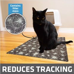 Drymate Protective & Decorative Cat Litter Mat, Kahopo Grey, Large, 20-in x 28-in slide 2 of 6
