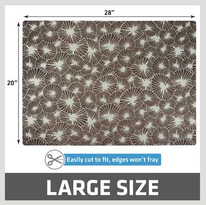 Show full view: Drymate Protective & Decorative Cat Litter Mat, Kahopo Grey, Large, 20-in x 28-in slide 5 of 7
