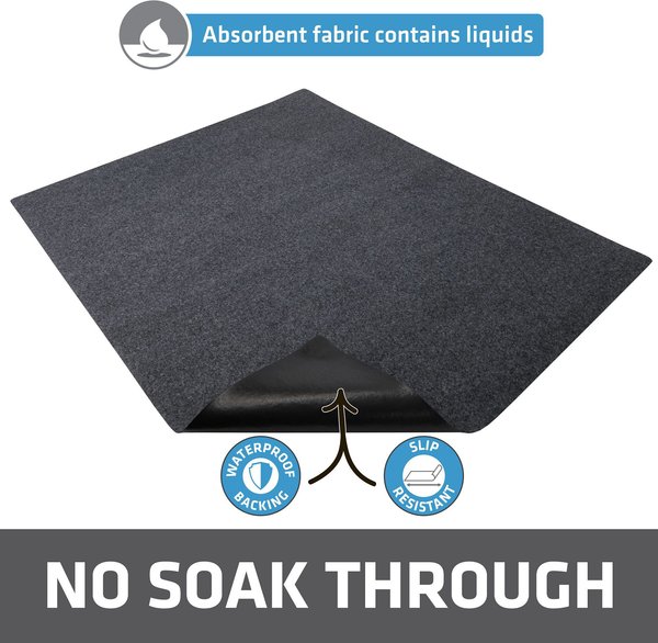 Show full view: Drymate Washable Dog Training Pee Pads, 29 x 36-in, 2 count, Charcoal slide 3 of 8