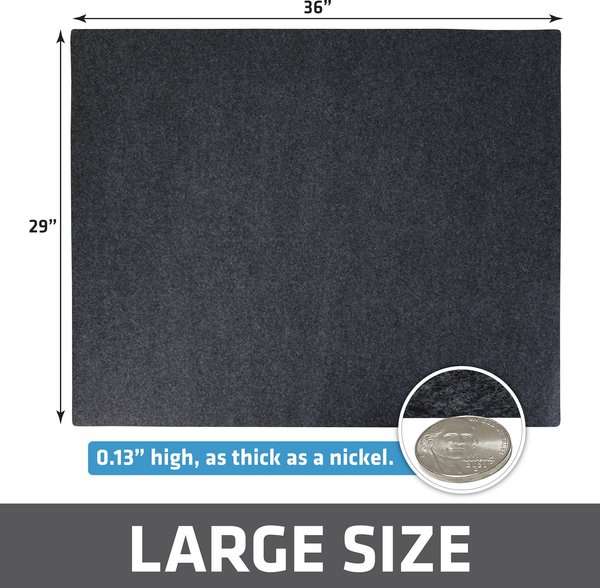 Show full view: Drymate Washable Dog Training Pee Pads, 29 x 36-in, 2 count, Charcoal slide 5 of 8