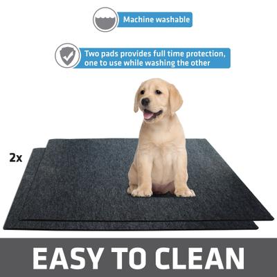 Show full view: Drymate Washable Dog Training Pee Pads, 29 x 36-in, 2 count, Charcoal slide 4 of 8