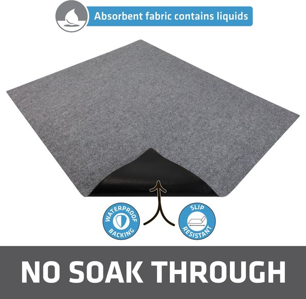 Show full view: Drymate Washable Dog Training Pee Pads, 29 x 36-in, 2 count, Light Grey slide 3 of 8