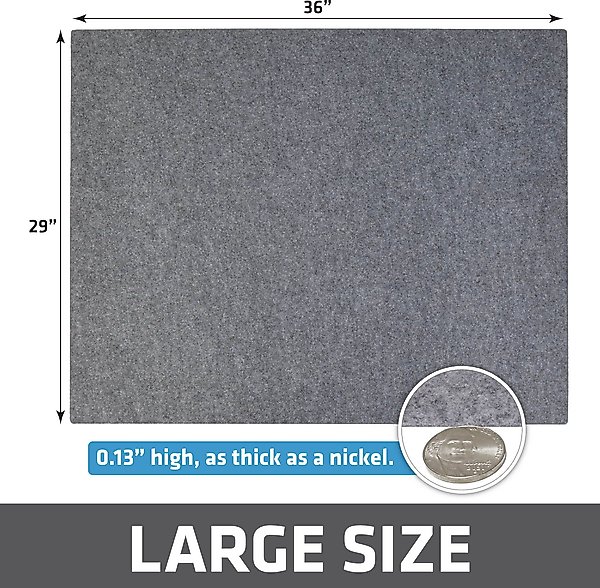 Show full view: Drymate Washable Dog Training Pee Pads, 29 x 36-in, 2 count, Light Grey slide 5 of 8