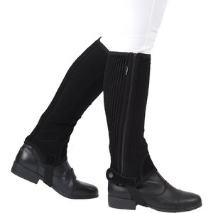 Dublin Easy-Care Adults Half Chaps II, Black, X-Small