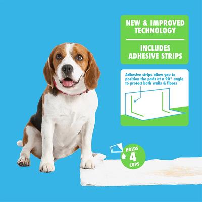Show full view: Duke-N-Boots Dog Pee Pads with Adhesive Backing, Medium, 15 count slide 3 of 5