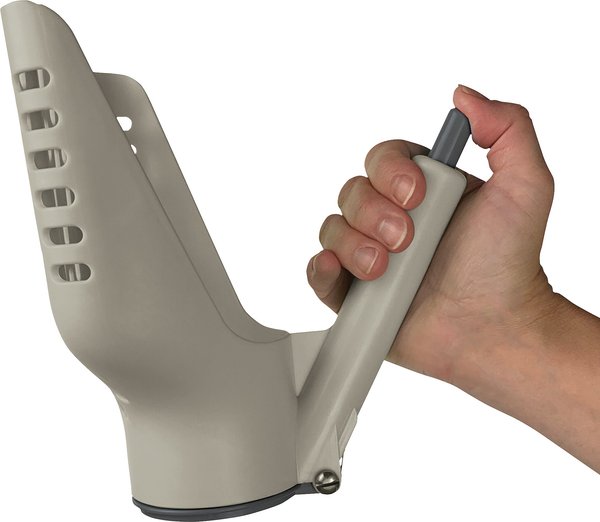 Show full view: Duke-N-Boots Easy-Release Cat Litter Scoop, Gray slide 2 of 6