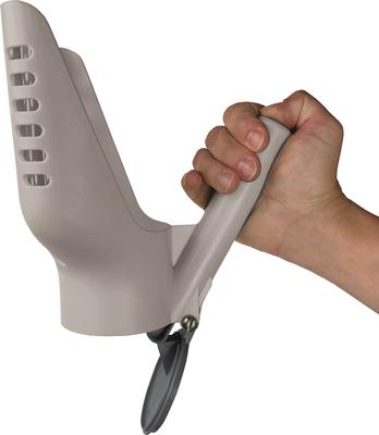 Show full view: Duke-N-Boots Easy-Release Cat Litter Scoop, Gray slide 3 of 6