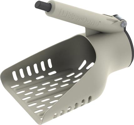 Show full view: Duke-N-Boots Easy-Release Cat Litter Scoop, Gray slide 6 of 6