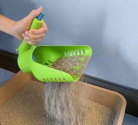 Show full view: Duke-N-Boots Easy-Release Cat Litter Scoop, Green slide 4 of 6