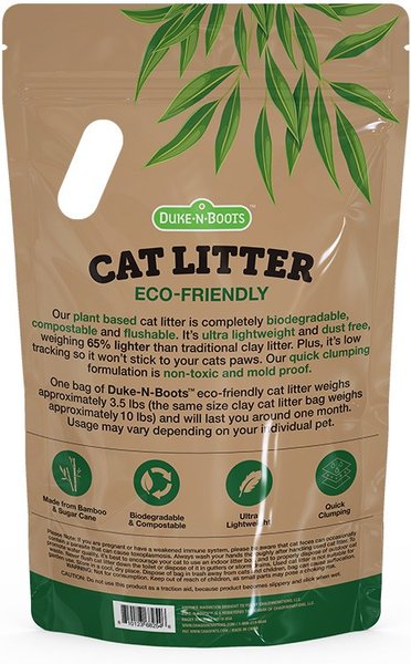 Duke-N-Boots Eco Cat Litter, 3.5-lb bag
