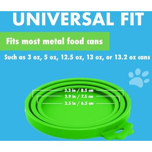Duke-N-Boots Silicon Pet Can Food Cover, 2 count