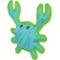 Show in main carousel: DuraForce Crab Tiger Squeaky Plush Dog Toy, Blue/Green slide 2 of 4