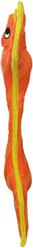 DuraForce Lizard Tiger Squeaky Plush Dog Toy, Orange/Yellow slide 2 of 4