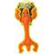 Show in main carousel: DuraForce Lizard Tiger Squeaky Plush Dog Toy, Orange/Yellow slide 4 of 4