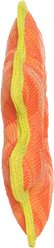 DuraForce Med Gear Ring Tiger Squeaky Plush Dog Toy, Orange/Yellow slide 2 of 4