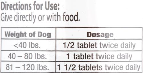 Show full view: Duralactin Canine Chewable Vanilla Flavored Tablet Dog Supplement, 60 count slide 5 of 6