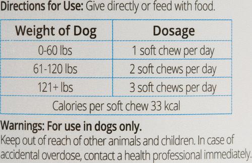 Show full view: Duralactin Canine Joint Plus Soft Chew Dog Supplement, 60 count slide 5 of 6