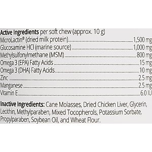 Duralactin Canine Joint Plus Soft Chew Dog Supplement, 90 count