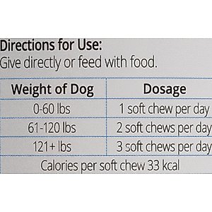 Duralactin Canine Joint Plus Soft Chew Dog Supplement, 90 count