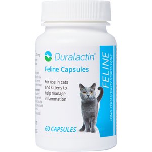 Duralactin Feline Capsules Cat Supplement, 60 count