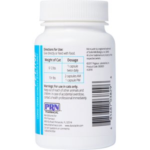 Duralactin Feline Capsules Cat Supplement, 60 count