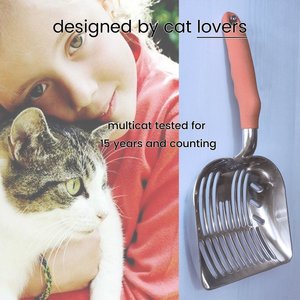 DurAnimals DuraScoop Original Cat Litter Scoop, Color Varies