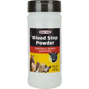 Durvet Blood Stop Farm Animal First Aid Powder, 16-oz jar