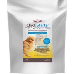 Durvet Chick Starter Type C Medicated Chicken Feed, 10-lb bag