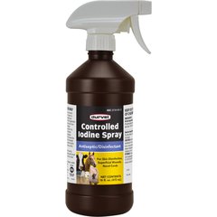 Durvet Controlled Iodine Farm Animal First Aid Spray, 16-fl oz