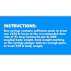 Durvet Ivermectin 1.87% Paste Apple Flavor Horse Dewormer, 0.21-oz tube