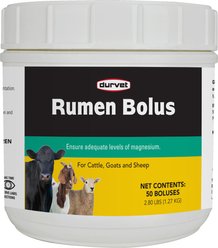 Durvet Rumen Bolus Farm Animal Supplement, 50 count