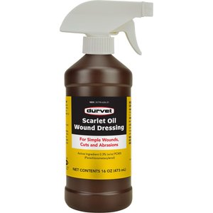Durvet Scarlet Oil Horse Wound Dressing, 16-oz bottle
