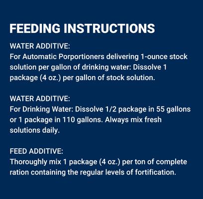 Show full view: Durvet Vitamins & Electrolytes Powder Farm Animal & Horse Supplement, 4-oz bag slide 3 of 3