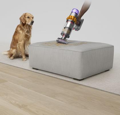 Show full view: Dyson V15 Detect Cordless Vacuum, Yellow/Nickel slide 6 of 9