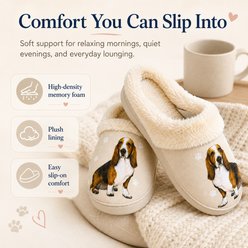 E&S PETS Basset Hound Snugg Slippers, Large/X-Large slide 2 of 7