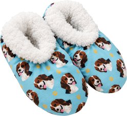 E&S PETS Beagle Slippers, Teal, one size