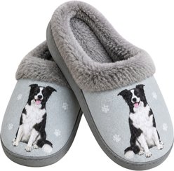 E&S PETS Border Collie Snugg Slippers, Large/X-Large