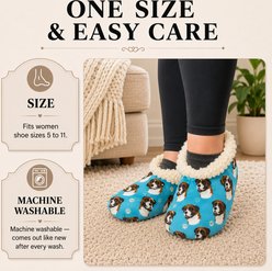 E&S PETS Boxer Slippers, Turquoise, one size slide 2 of 6