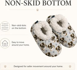 E&S PETS Bulldog Slippers, Grey, one size slide 2 of 6
