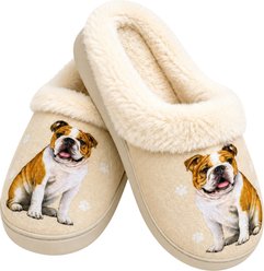 E&S PETS Bulldog Snugg Slippers, Large/X-Large