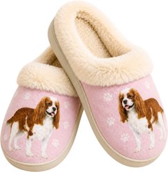E&S PETS Cavalier King Charles Snugg Slippers, Small/Medium