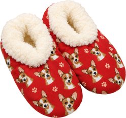 E&S PETS Chihuahua Slippers, Red, one size