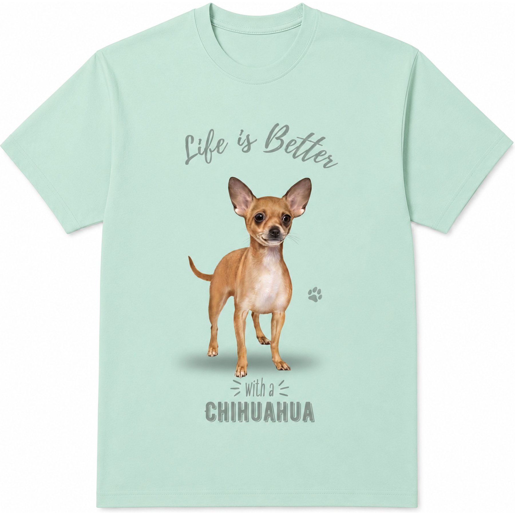 E&S PETS Chihuahua T-Shirt, Steel, X-Large