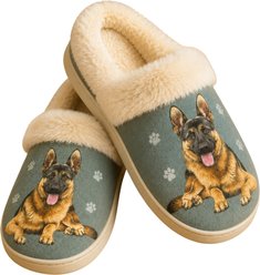 E&S PETS German Shepherd Snugg Slippers, Small/Medium